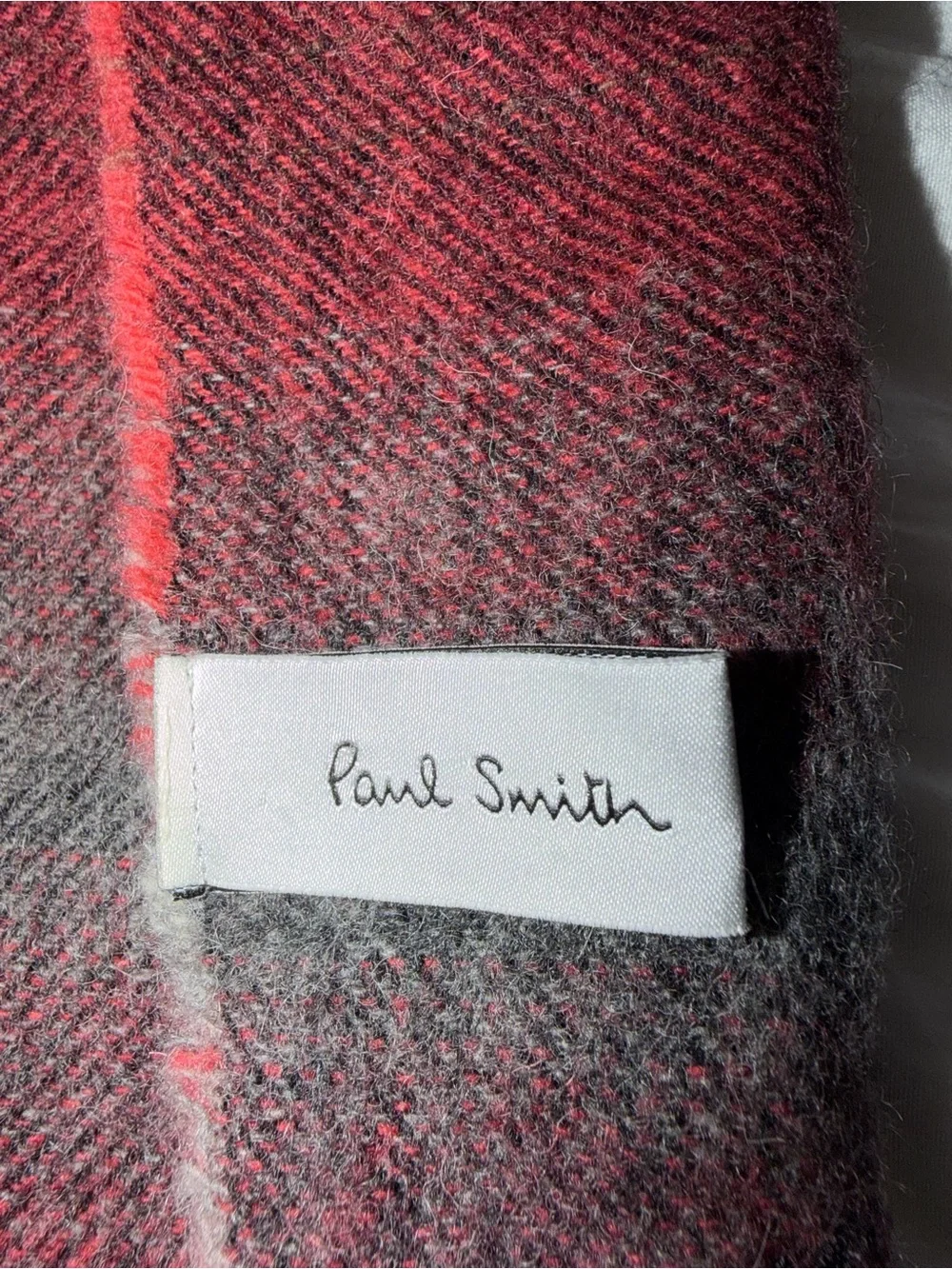 Paul Smith Lambswool‎ Cashmere Gradient Fringe Scarf
